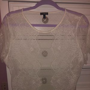 Lace short sleeve